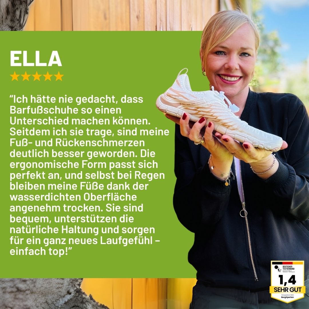 FloraX Pro - ergonomische, schmerzlindernde & wasserdichte Barfußschuhe - Sonderaktion 1+1 Gratis