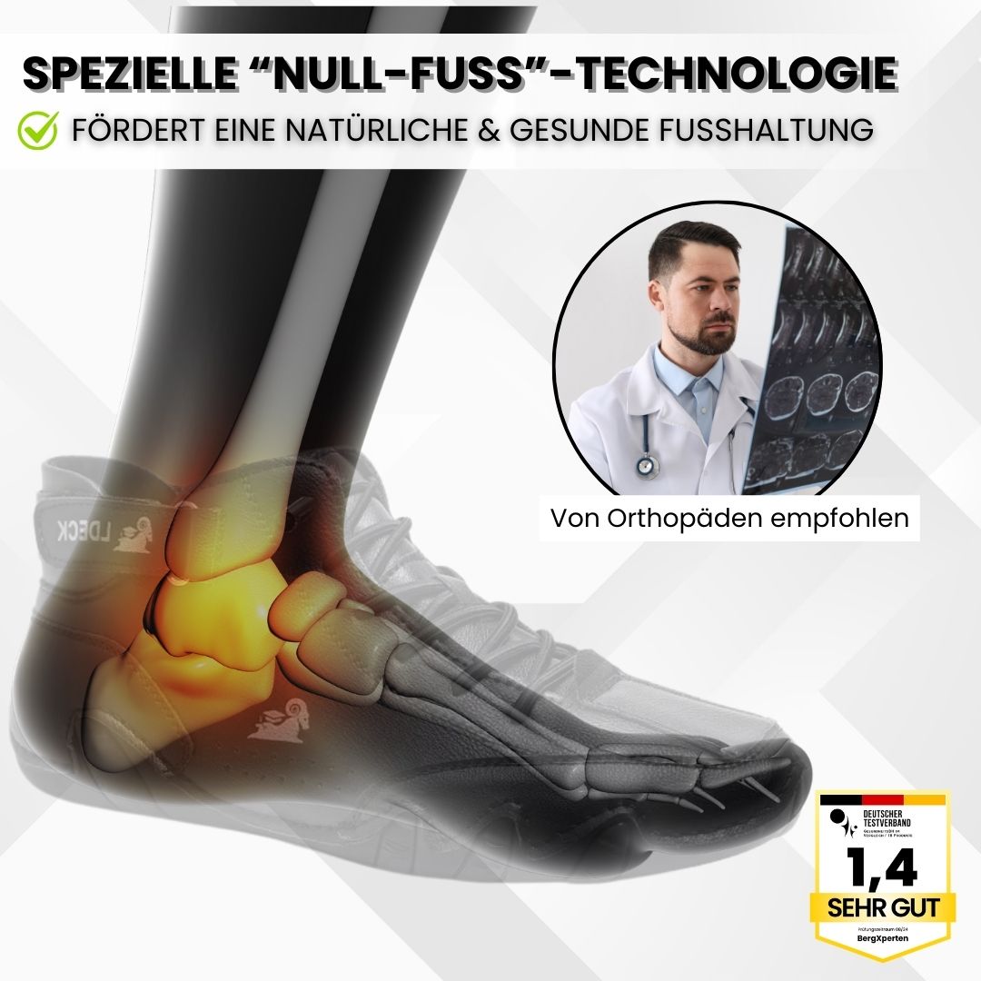 OrthoMind - ergonomische, wasserdichte & rutschfeste Barfußschuh - Sonderaktion 1+1 Gratis