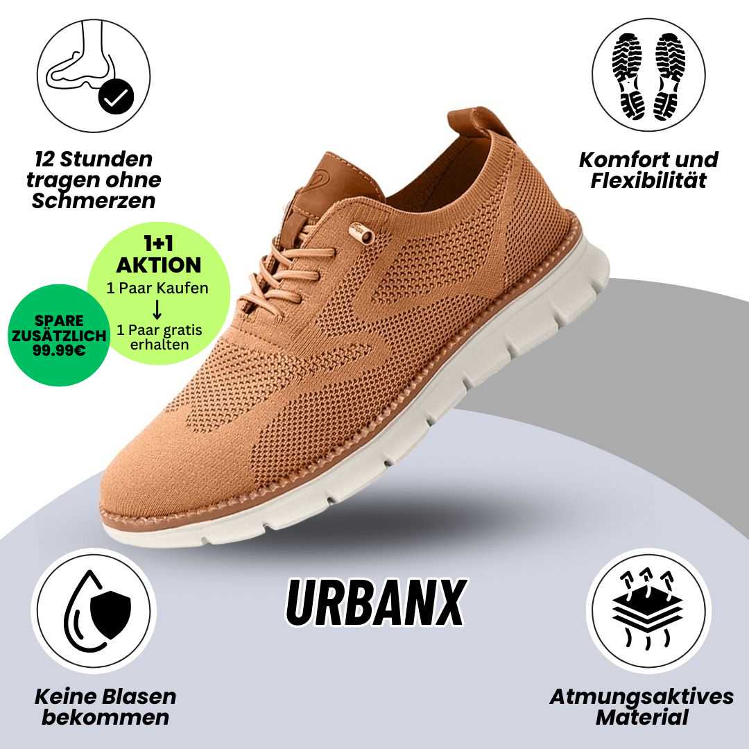 UrbanX - ergonomische ultrabequeme Komfortschuhe - das Original - Sonderaktion 1+1 Gratis