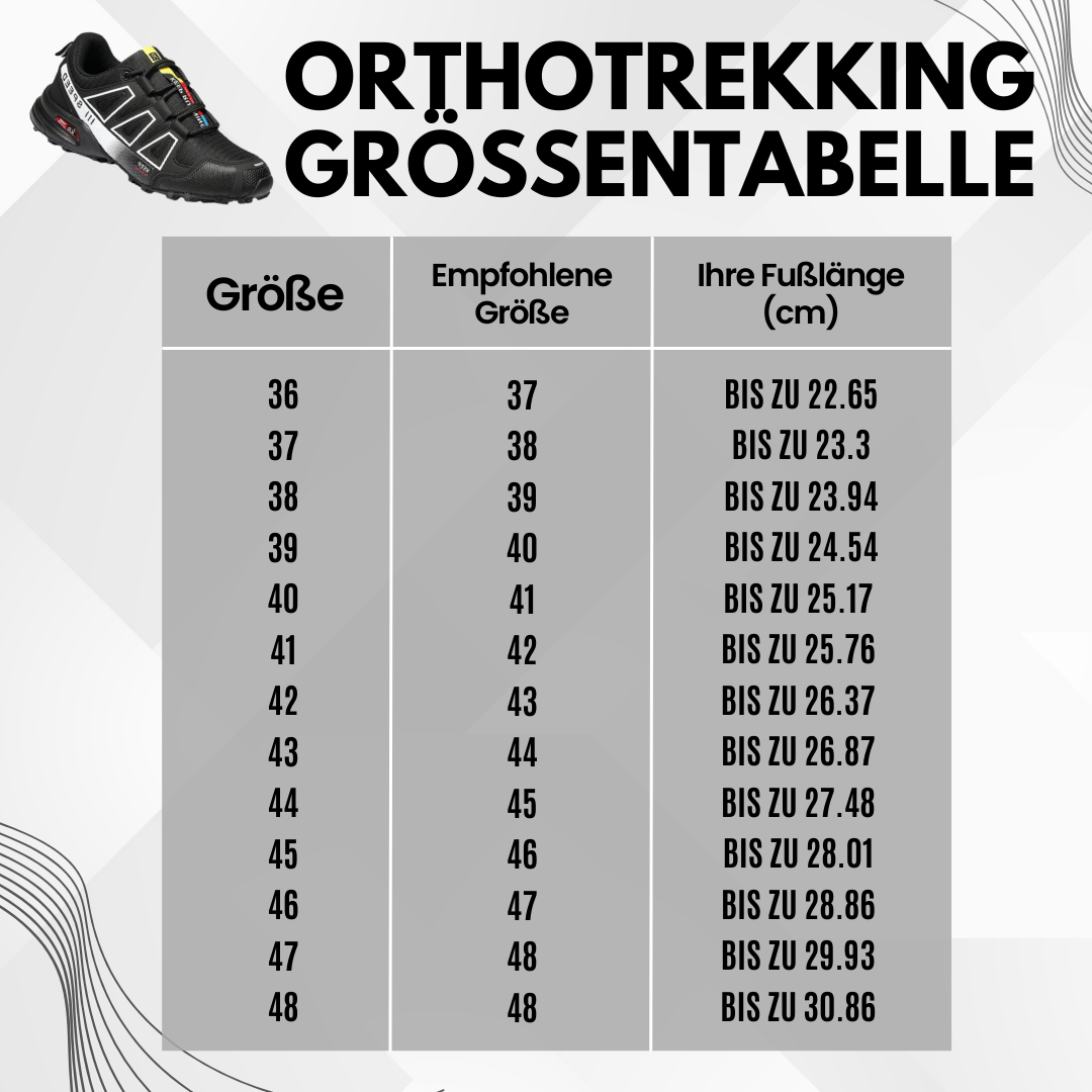 OrthoTrekking Hallux – ergonomische Hallux Valgus Wander u.-Trekkingschuhe