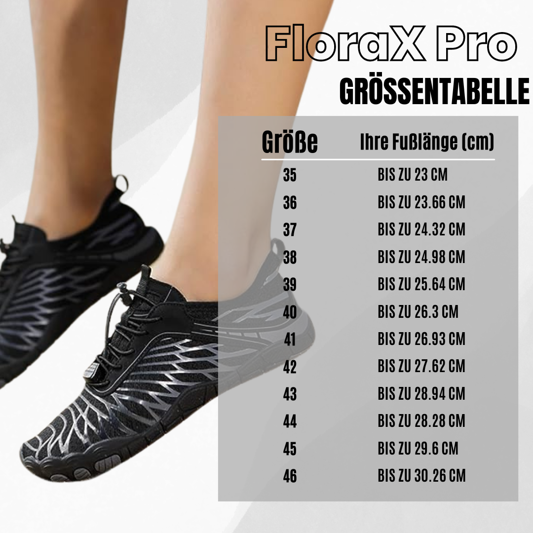 FloraX Pro - ergonomische, schmerzlindernde & wasserdichte Barfußschuhe - Sonderaktion 1+1 Gratis