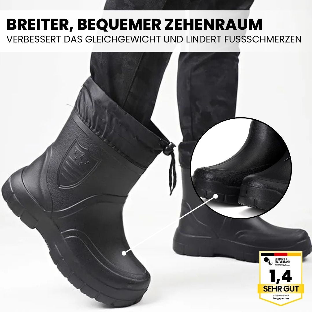RainTex - ergonomische & wasserdichte Thermo-Regenstiefel für den Winter - Sonderaktion 1+1 Gratis