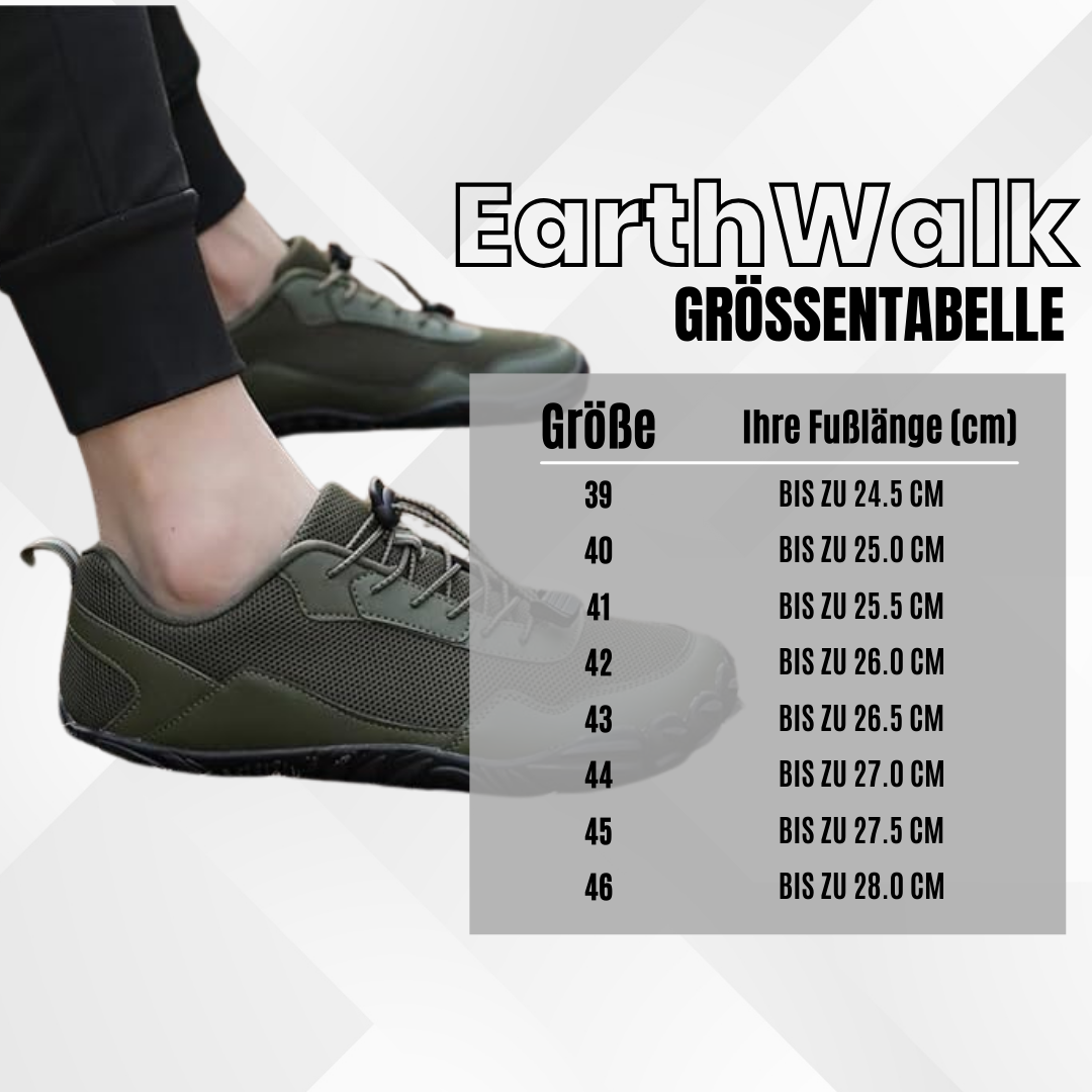 EarthWalk - orthopädischer & wasserdichter Barfußschuh für Herbst und Winter - Sonderaktion 1+1 Gratis