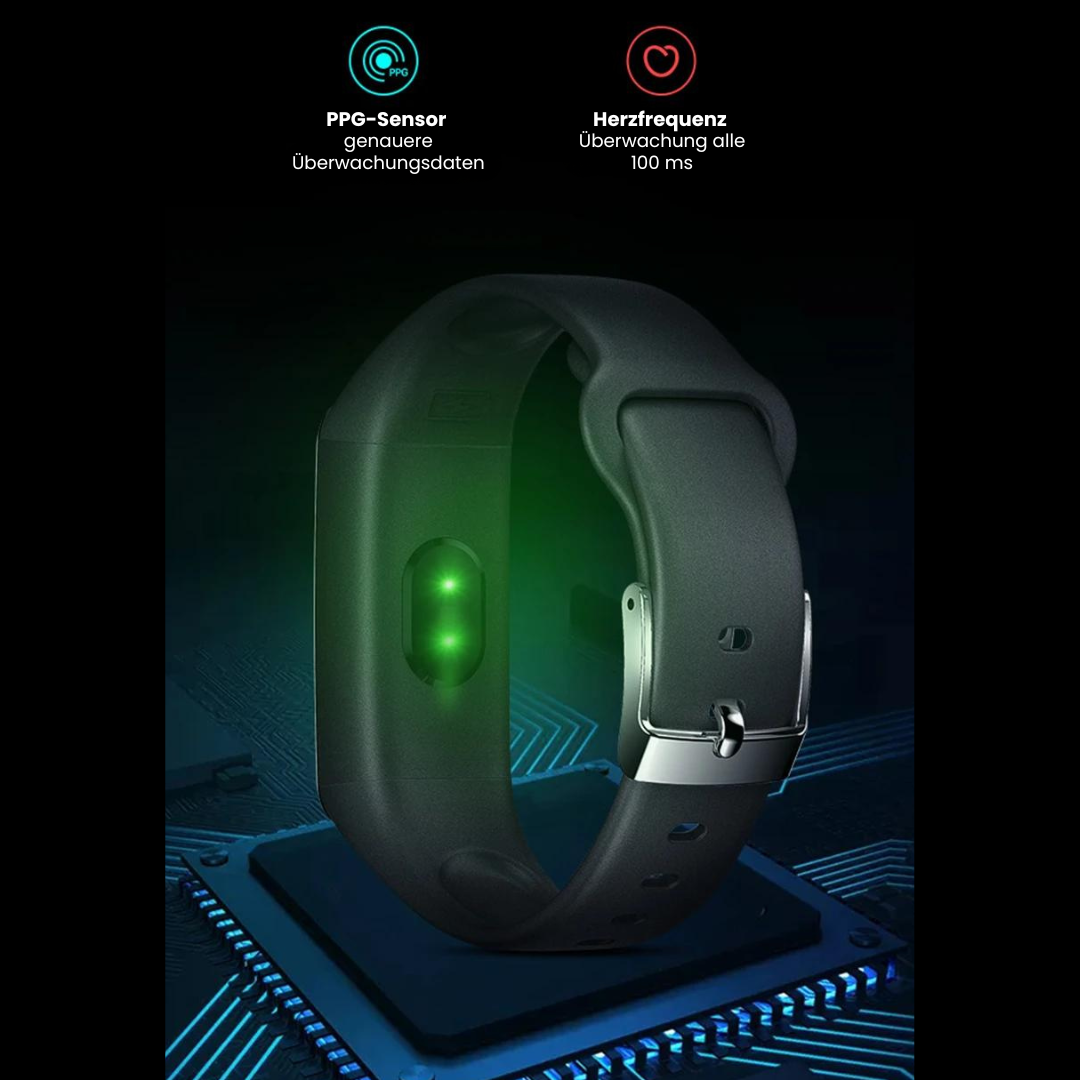 Healthtec Gesundheits-Smartwatch zur Überwachung vom Blutzucker - Sonderaktion 1+1 Gratis
