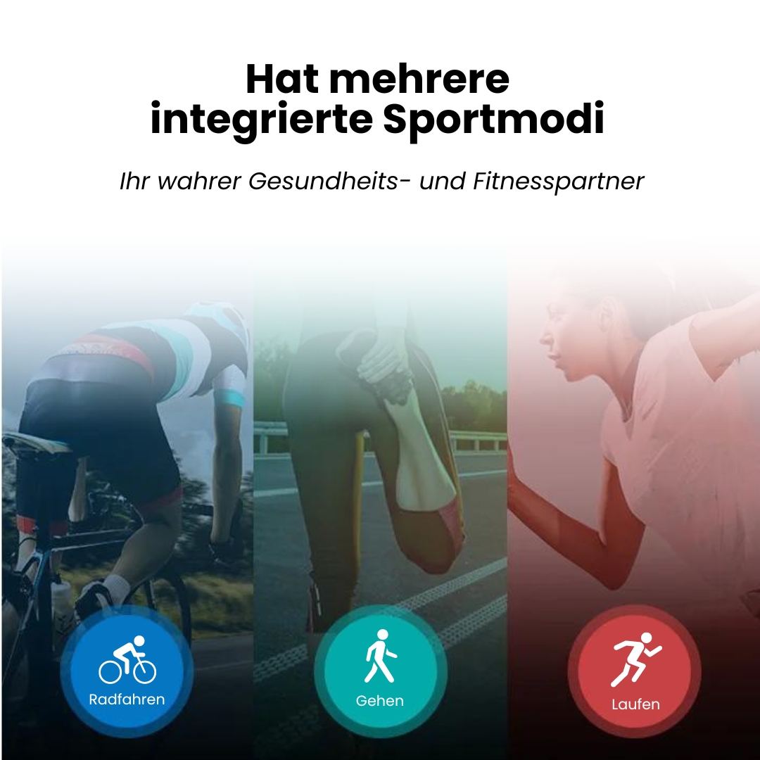 Healthtec Gesundheits-Smartwatch zur Überwachung vom Blutzucker - Sonderaktion 1+1 Gratis