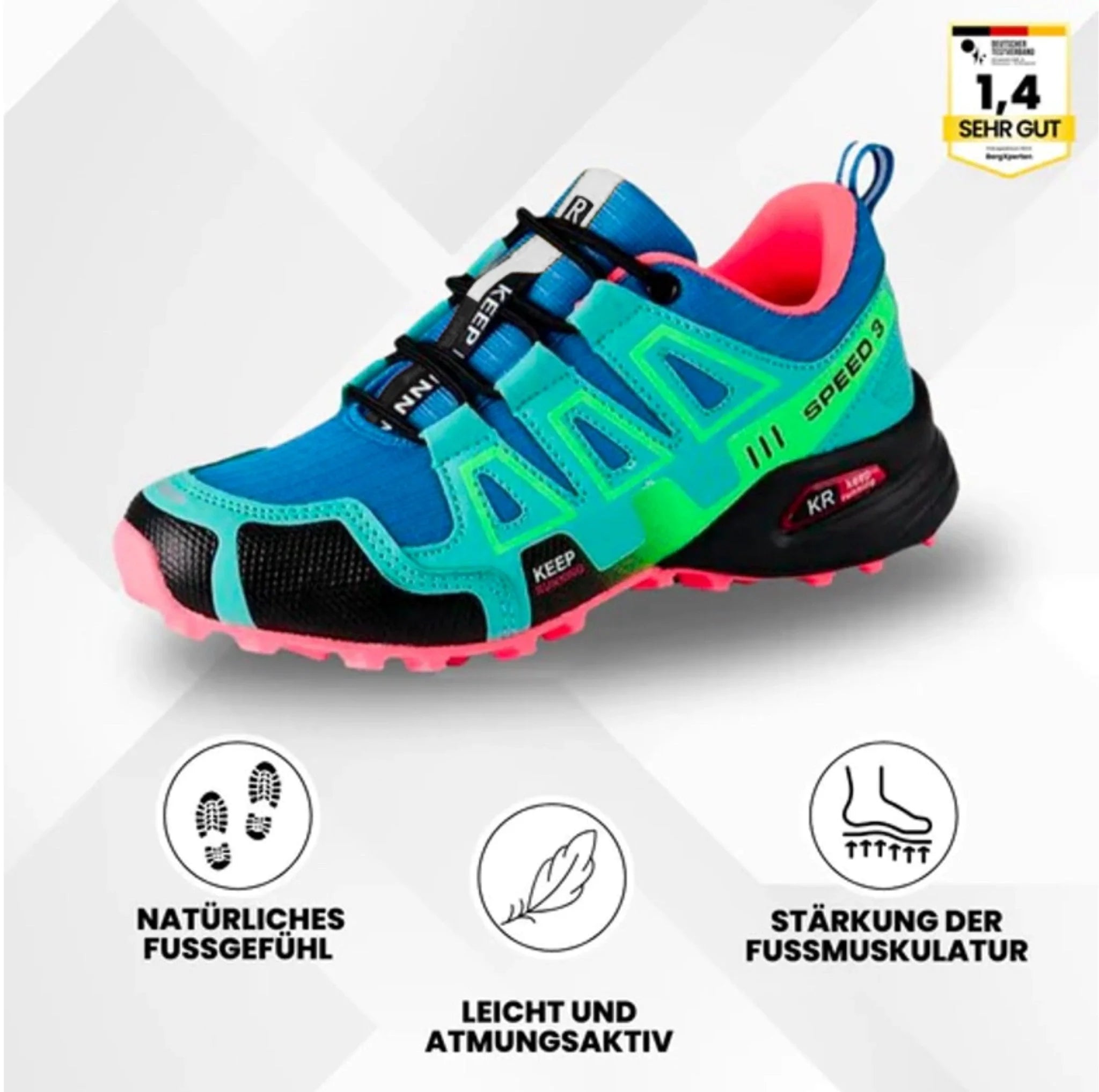 OrthoTrekking Hallux – ergonomische Hallux Valgus Wander u.-Trekkingschuhe