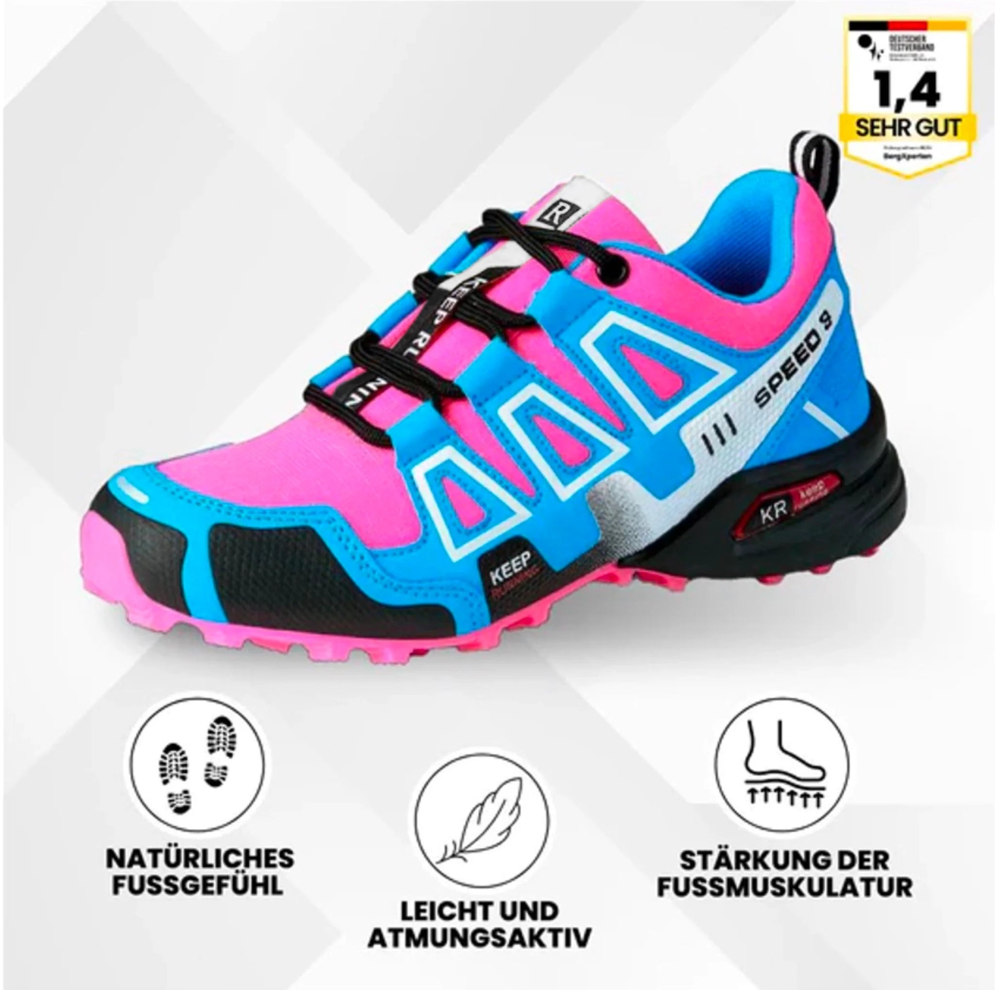 OrthoTrekking Hallux – ergonomische Hallux Valgus Wander u.-Trekkingschuhe