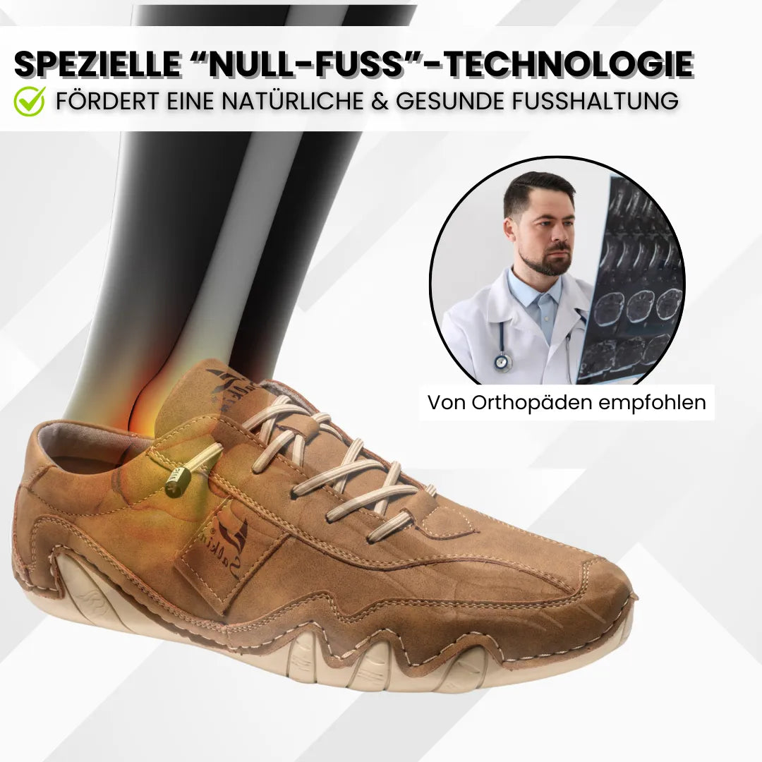 Ibex - ergonomischer, schmerzlindernder & wasserdichter Leder-Barfußschuh für Schwangerschaft & Nachgeburt