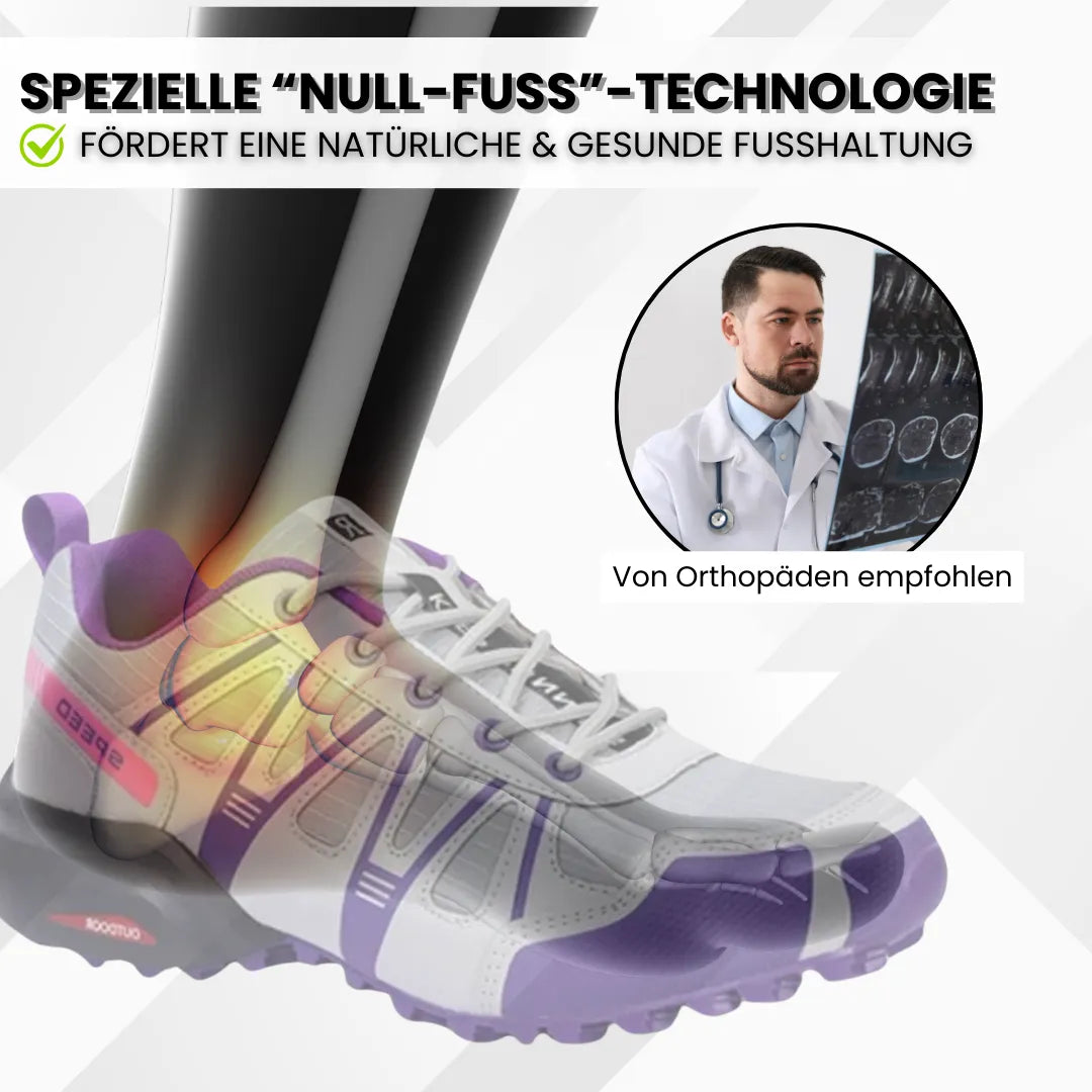 OrthoTrekking Lady - ergonomische schmerzlindernde Trekking u.- Wanderschuhe - extra für Damen