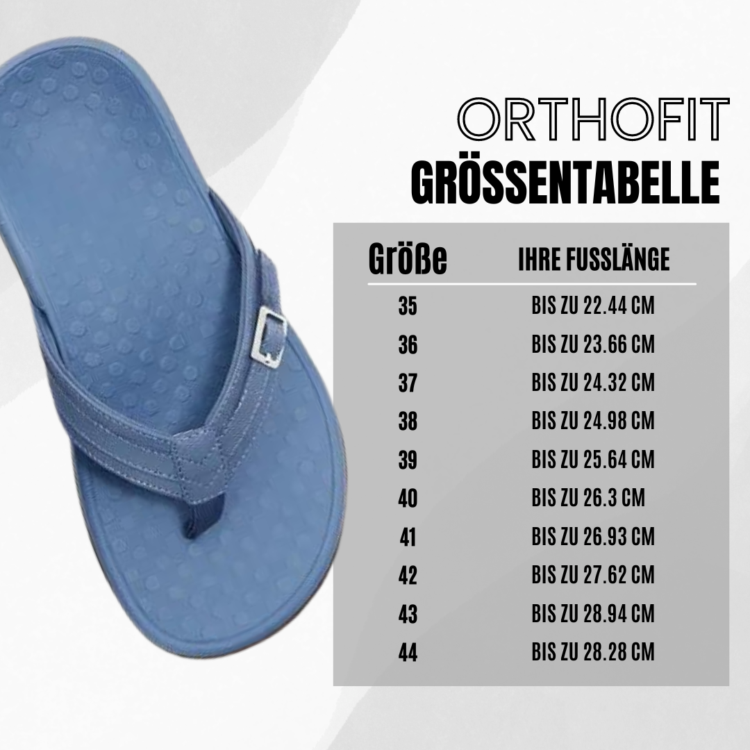 Orthofit Sandalen - das Original für sicheres, gelenkschonendes Gehen für Senioren