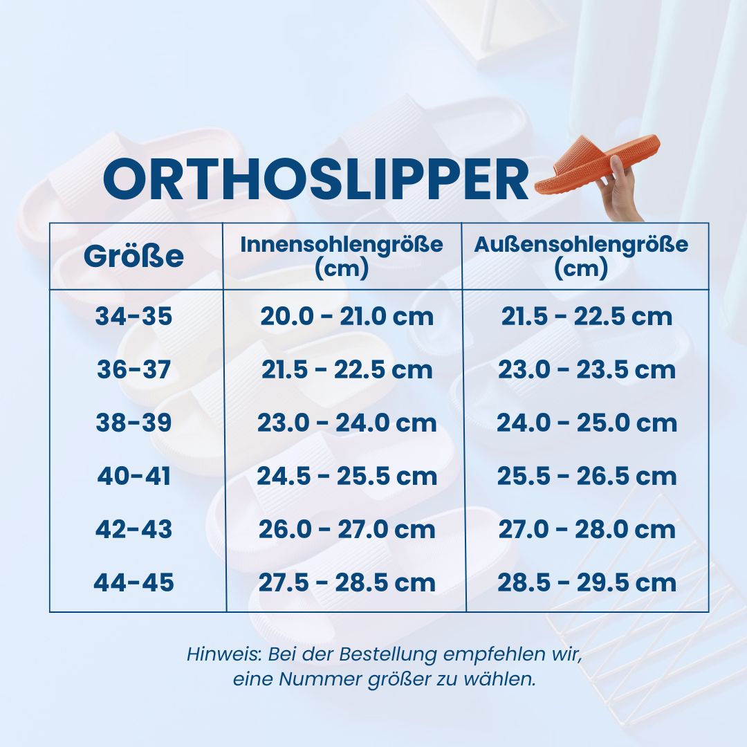 Orthoslipper - das Original für sicheres, gelenkschonendes Gehen für Senioren